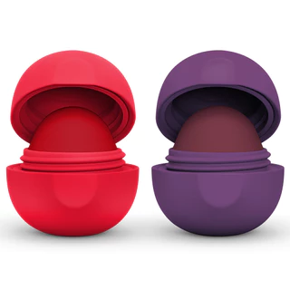 Kit 2 Hidratantes Labiais Beta - Vermelho Rubi E Roxo Ametista