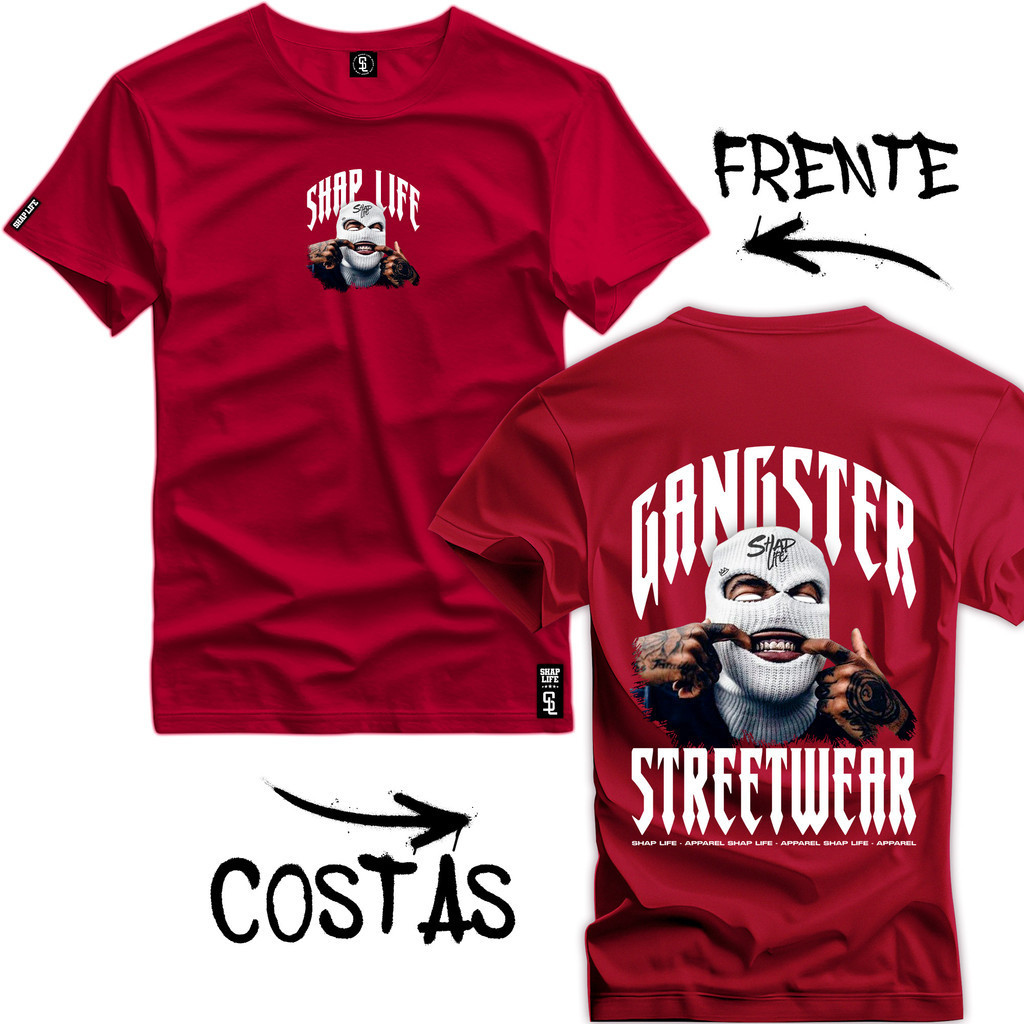 Camisa Estampada 100% Algodão Camiseta Streetwear - 3290