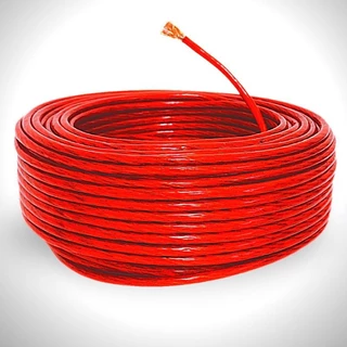 Cabo Fio Flexível 6mm Rolo 5mts Som Automotivo p/ Alto Falantes Módulo