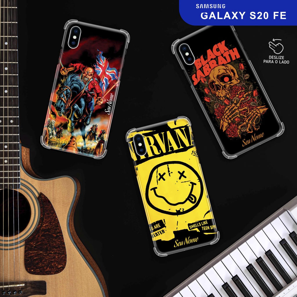 Capa Capinha - Samsung Galaxy S20 FE - Rock and Roll Personalizado