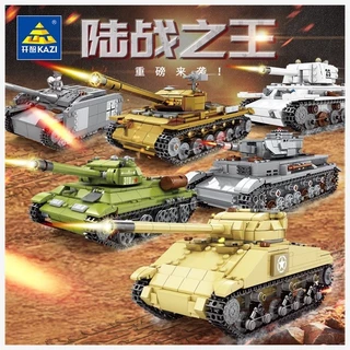 Compatível com o Modelo de Bloco de Construção Lego Combate Militar Série Tanque Militar de Combate de Média Dificuldade Alta Meninos de Grande Dificuldade