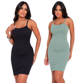 Kit 2 Vestidos Anarruga Retrô De Alcinha E Bojo Premium