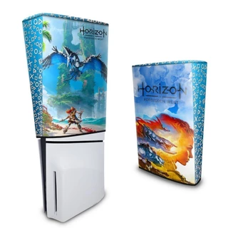 Capa para PS5 Slim Vertical Anti Poeira - Horizon Forbidden West