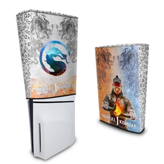 Capa para PS5 Slim Vertical Anti Poeira - Mortal Kombat 1