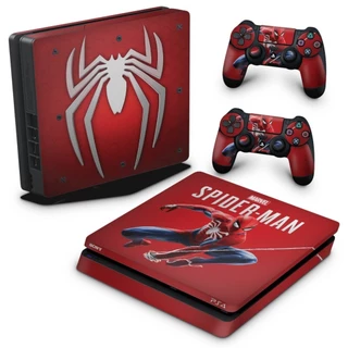 Skin PS4 Slim Adesivo - Homem Aranha Spider-Man