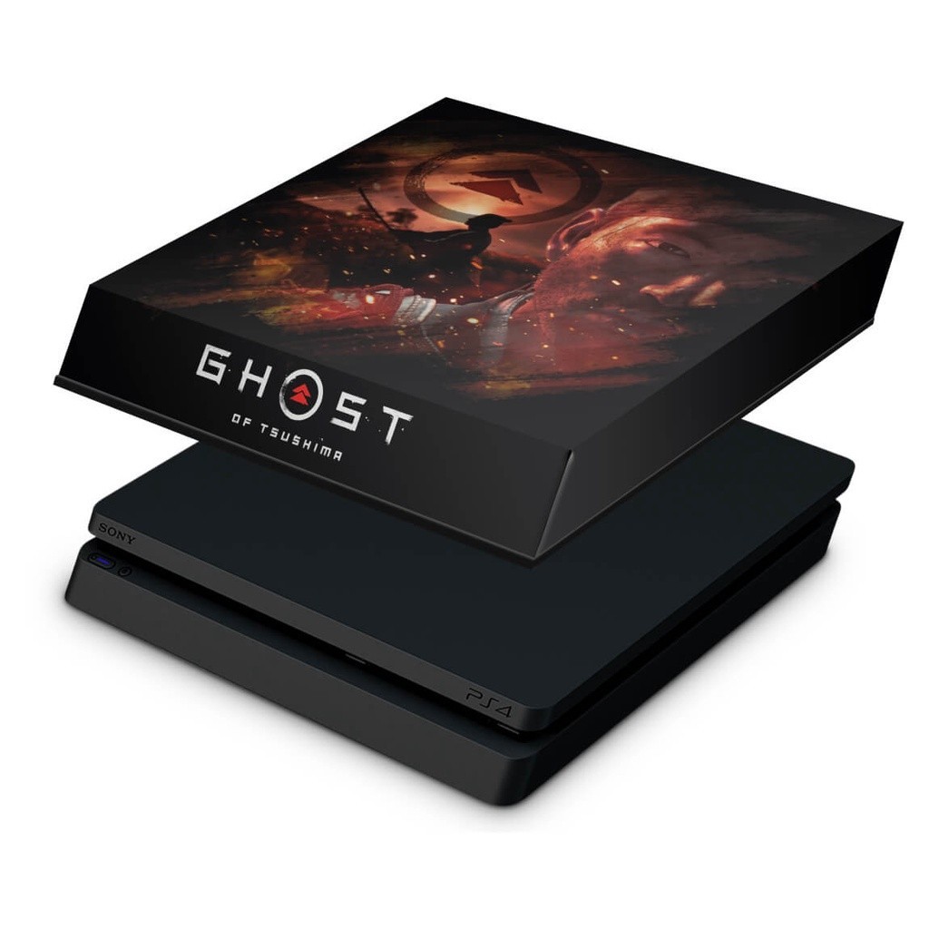 Capa PS4 Slim Anti Poeira - Ghost of Tsushima | Shopee Brasil