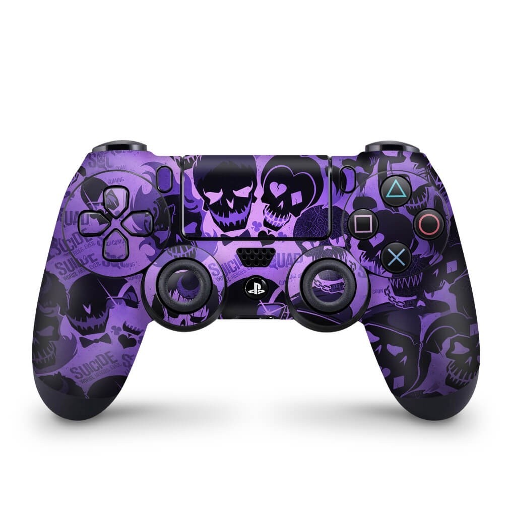 Skin PS4 Controle Adesivo - Esquadrão Suicida D