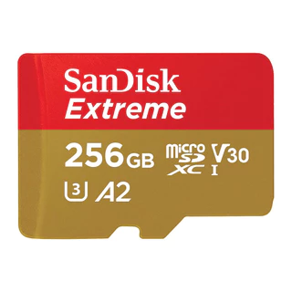 Cartão de Memória Micro Sd Sandisk 256gb MicroSd Extreme 190Mbs