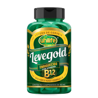 Levegold + Vitamina B12 450mg Unilife 450 Cápsulas