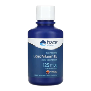 Trace Minerals Vitamina D3 líquida 473 ml Importado