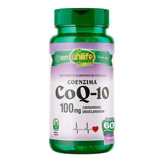 Coenzima CoQ-10 Ubiquinona Unilife 60 Cápsulas