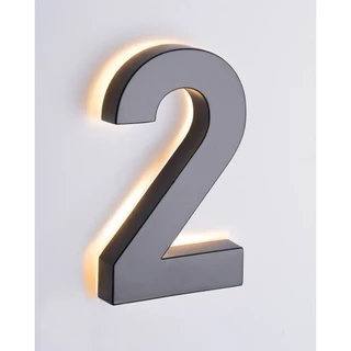 Número para residênia luminoso 25cm altura