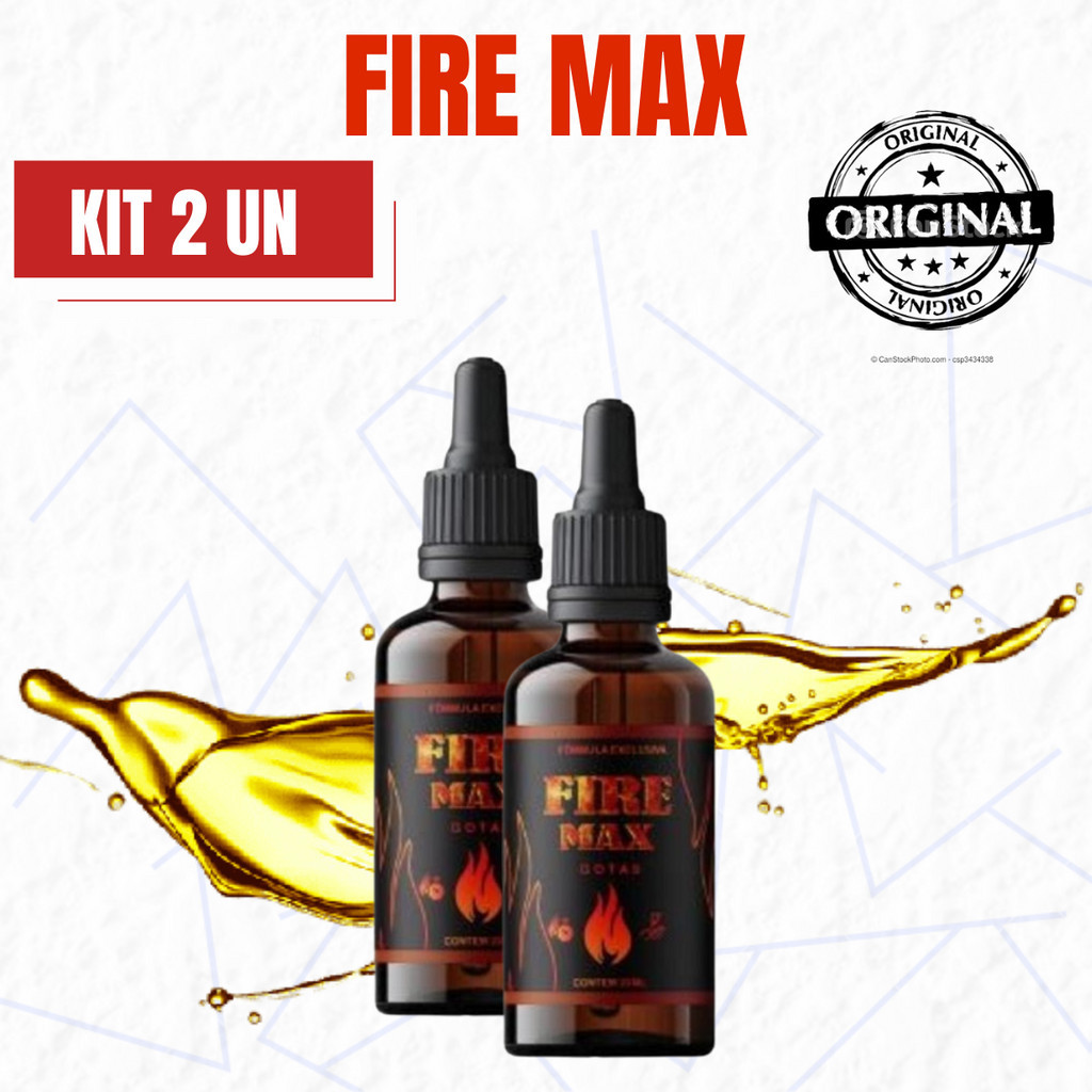 Super Oferta Kit 2 unidades Fire Max Original Eficaz 30ml | Shopee Brasil