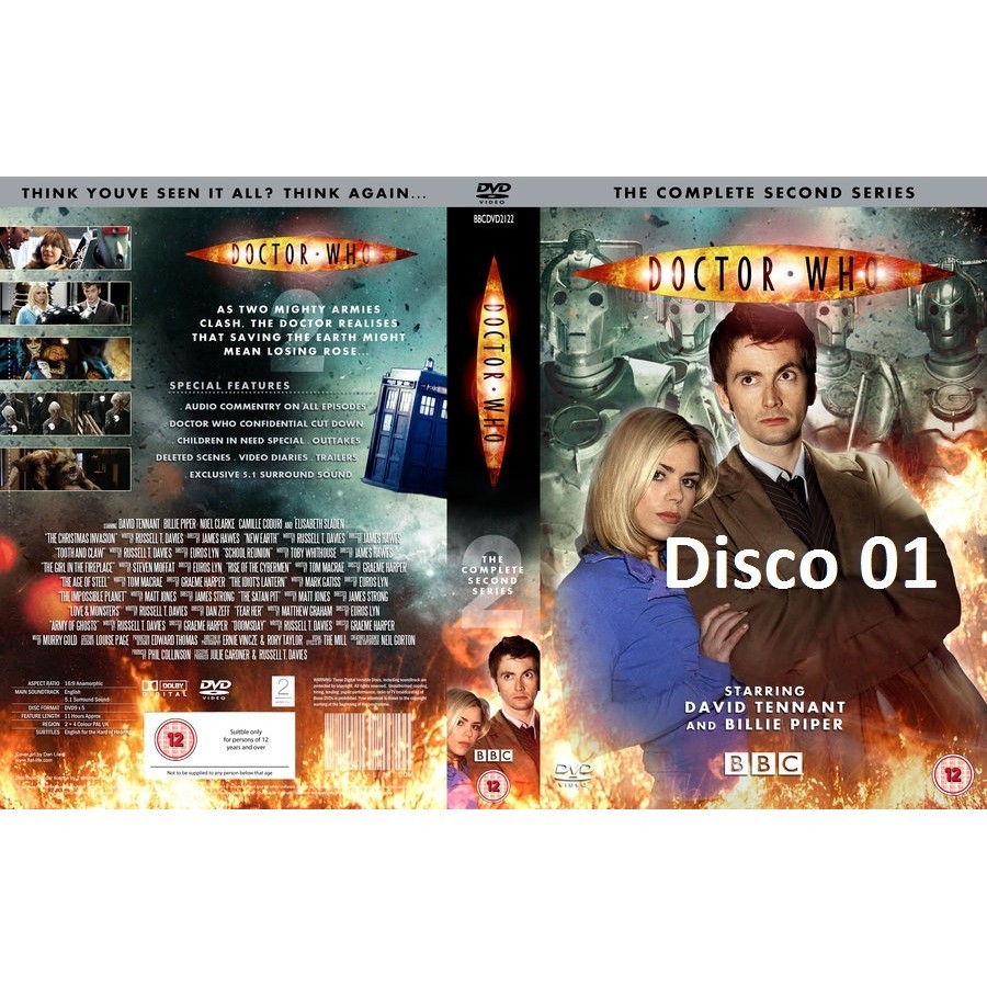 Dvd Doctor Who A 2ª Temporada - Dublado Ou Legendado | Shopee Brasil