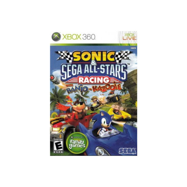 Sonic & Sega all stars racing avec Banjo Kazooie Xbox 360 - Jeux vidéo