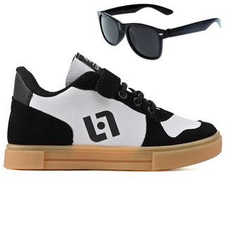 Tenis Infantil Casual Sapatenis Meninos Meninas Street Calce Facil + Oculos