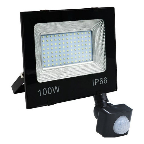Refletor 100w Sensor Led Holofote Presença Fotocélula Aaatop