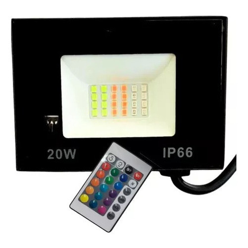 Colorido Refletor Holofote Led Rgb 30w Ccontrole Aaatop Rgb