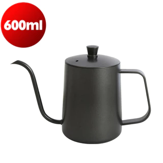 iCoffee Chaleira Bico Fino Inox Leite Café Pescoço De Ganso De 600ml