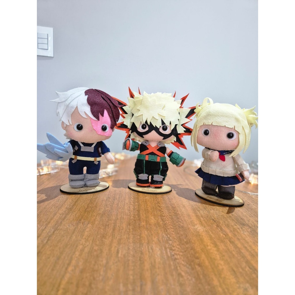 Coleção Boku No Hero personagens em feltro | Shopee Brasil