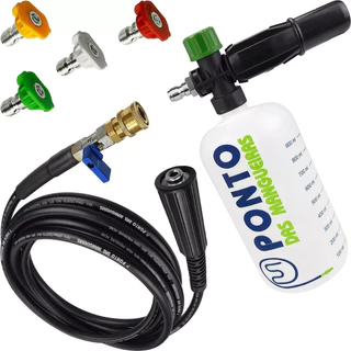 Snow Foam Hobby Bicos Coloridos Engate Rápido Mangueira Compatível Lavadora Wap Ousada Plus 2200