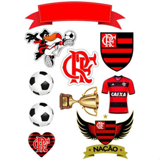 Topo Topper D Bolo Personalizado Pedro Flamengo