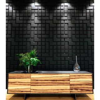 Kit 20 Placas 3D Decoração Para Parede 50x50 cm **Adesivas** Melhor qualidade e Envio Imediato