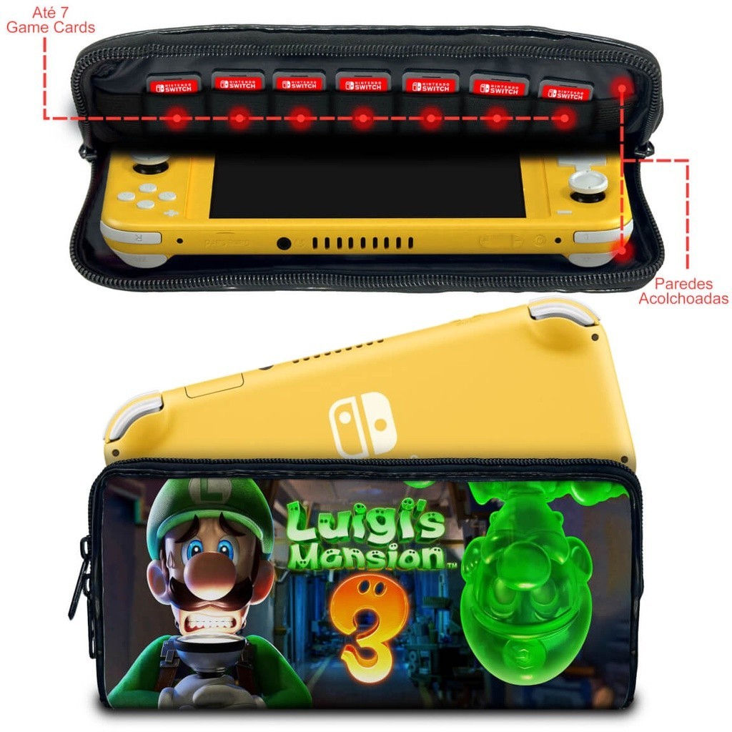 Nintendo switch lite luigi's mansion 3 hotsell