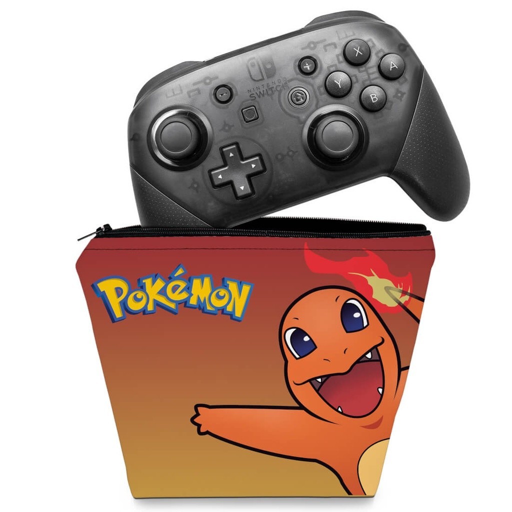 Capa Nintendo Switch Pro Controle Case - Pokémon Charmander | Shopee Brasil