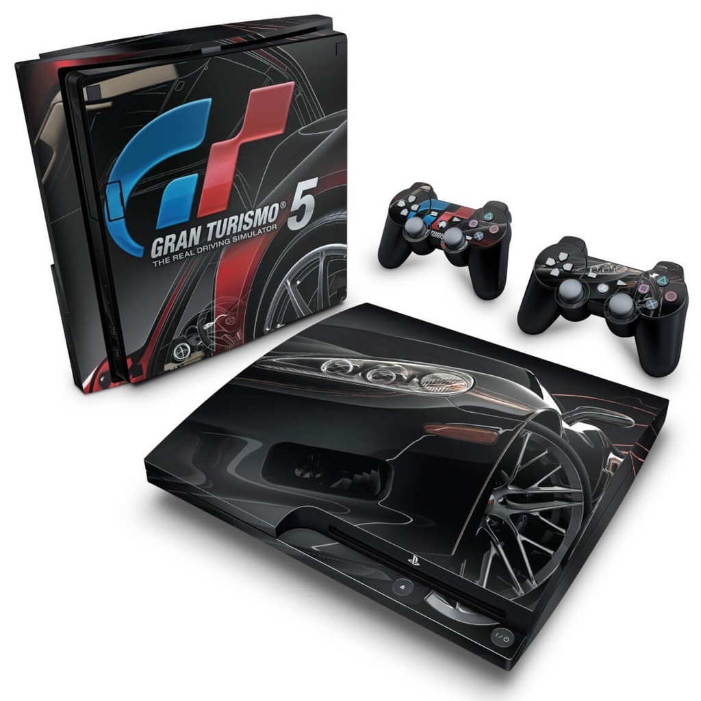 Skin PS3 Slim Adesivo - Gran Turismo #A