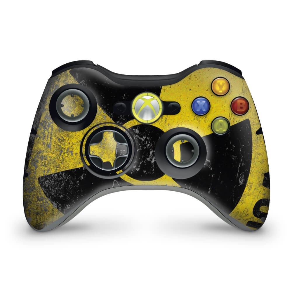 Skin Xbox 360 Controle Adesivo - Radioativo