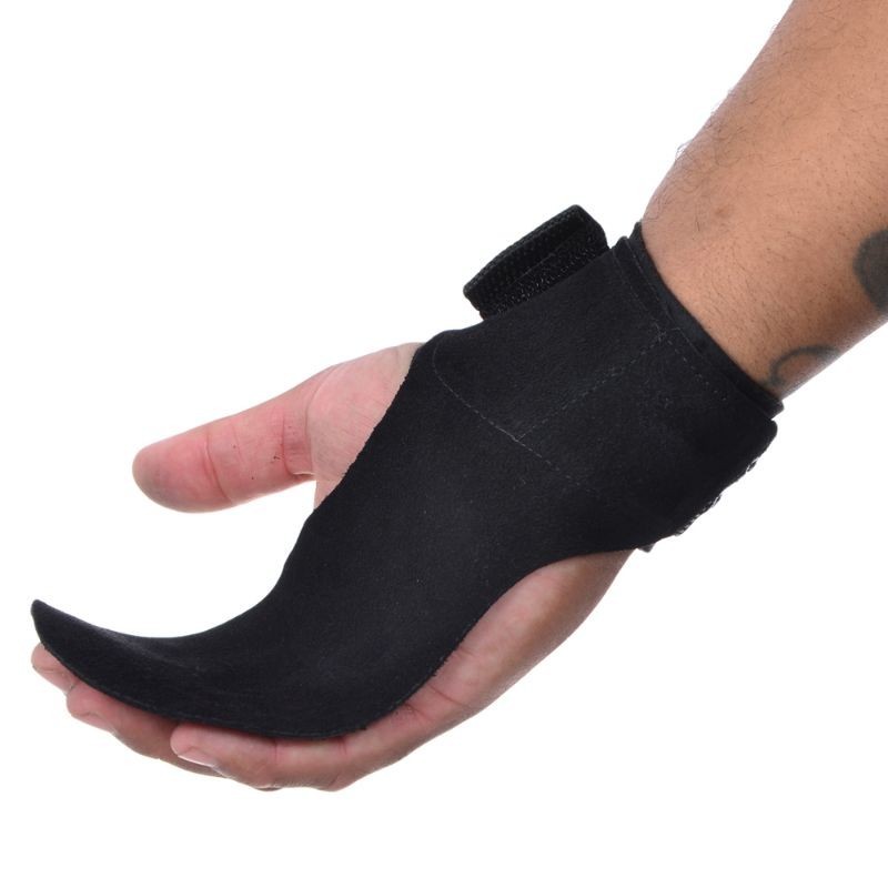 Luva Hand Grip 100% Couro sem furo com Neoprene para Crossfit e Academia