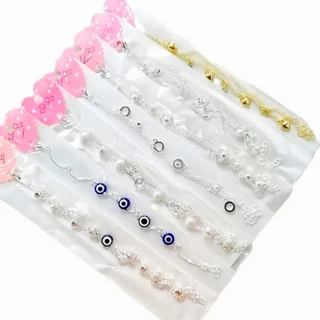 Kit 6 Pulseiras Banhada à Prata 925 e Dourado - Feminina Sortidos