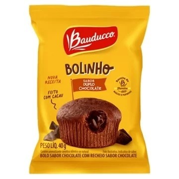 Bolo Bolinho Bauducco Duplo Chocolate com 16 Unidades