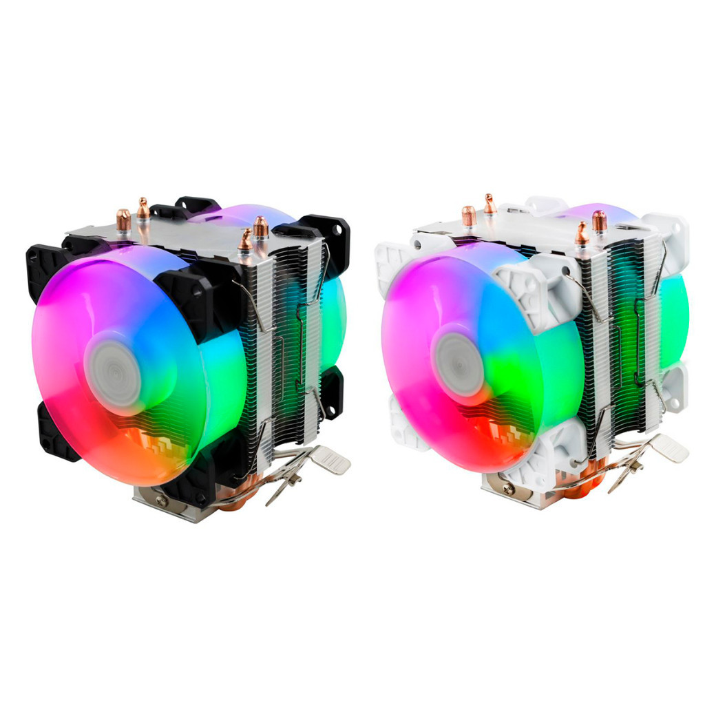Cpu Cooler Rgb Intel Lga 1700 X79 X99 1366 2011 Dual Cooler 92mm 