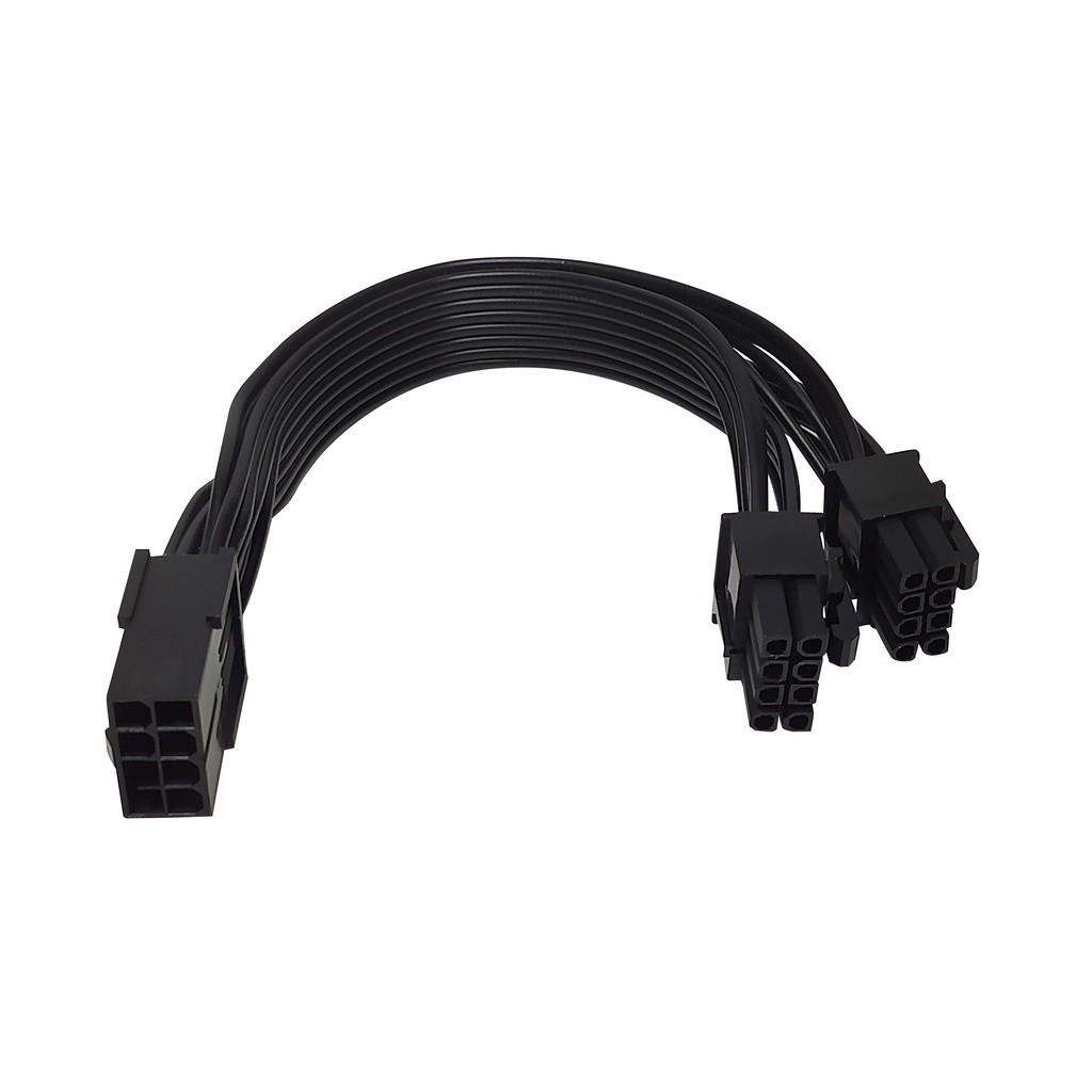 Cabo Y Adaptador Alimentação Placa De Video 8 Pinos x 2x 6+2 Pinos