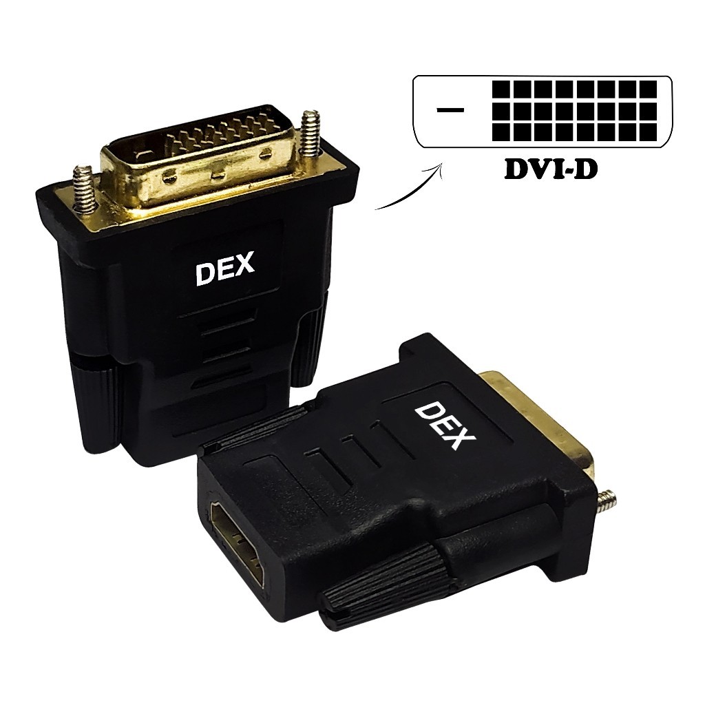 Adaptador Conversor Dvi-d 24+1 Macho x hdmi Fêmea | Shopee Brasil