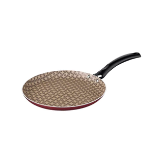 Panquequeira Antiaderente Turim Tramontina Desenhada 22cm Vermelha