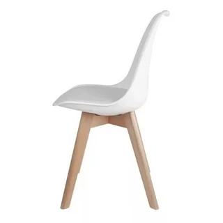 Cadeira De Escritório Saarinen Preta Wood Design Moderno Confortável Branca Ou Preta