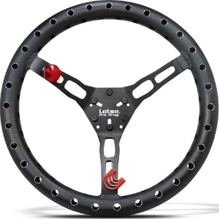 Direção Volante Esportivo Universal Arrancada em Alumínio Com Botão Twostep Lotse Pro Drag PRO-EB em Oferta na Shopee