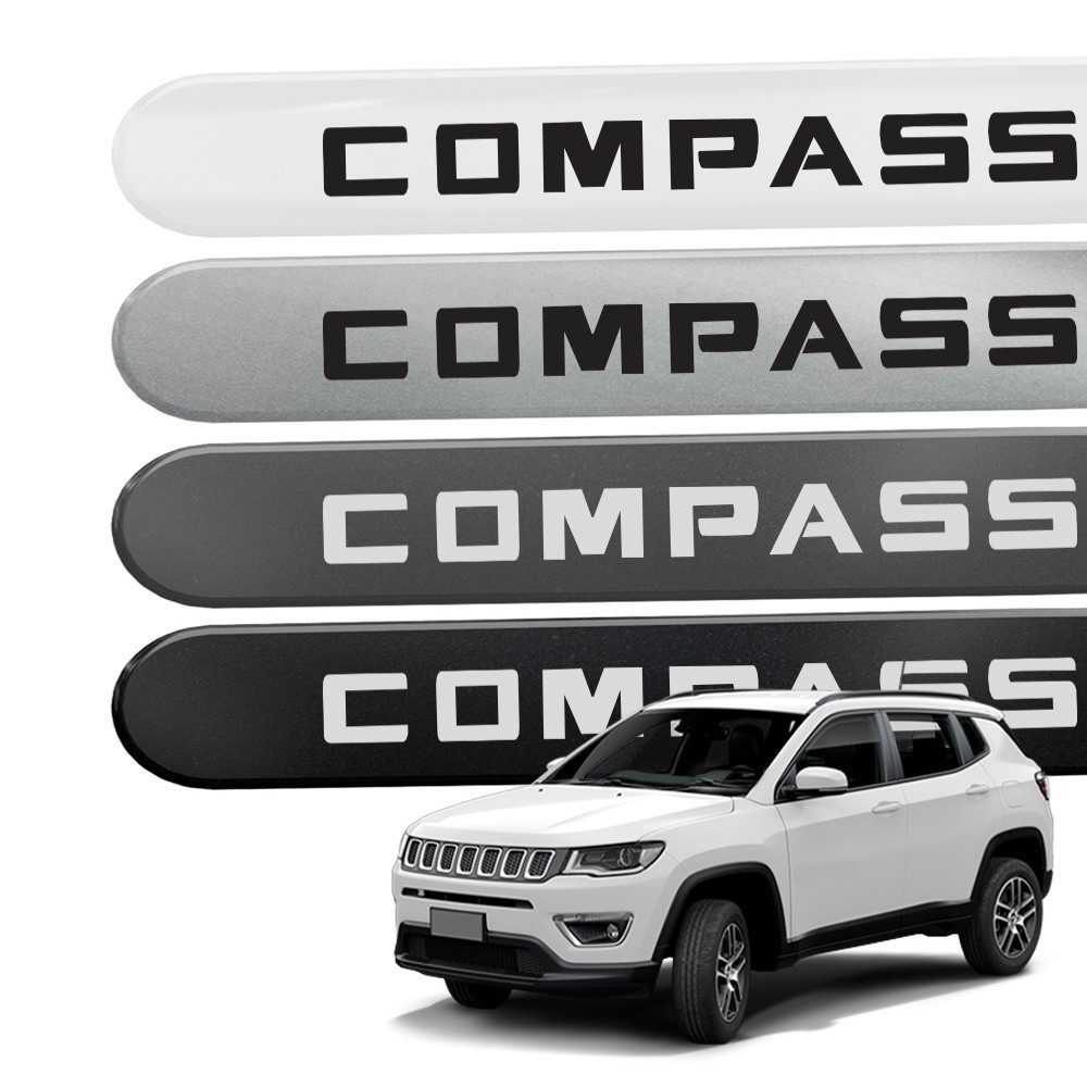 Friso Lateral Compass 2017 a 2025 Ponta Redondo Cor Original e com ...