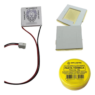 Pastilha Peltier Tec1 12706 Junta Isolamento Pasta Termica