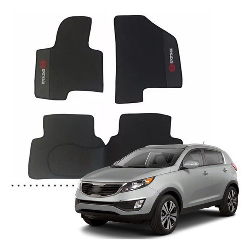 Tapete Sportage 2011 2012 2013 2014 2015 2016 Em Borracha 04 Peças ...