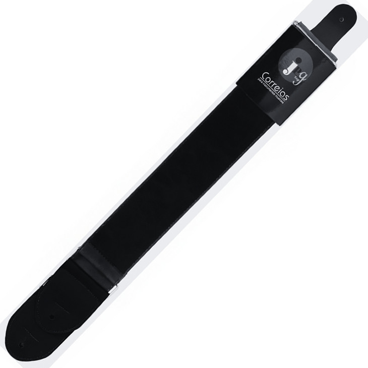 Correia Couro Sintético Stonada 5 cm P/ Violão, Guitarra, Baixo