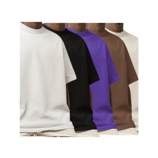 Kit 5 Camisetas Masculinas Oversized Streetwear Fio 30.1