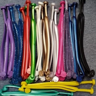 10 pares de Correria tira slim para chinelo feminino cores sortidas