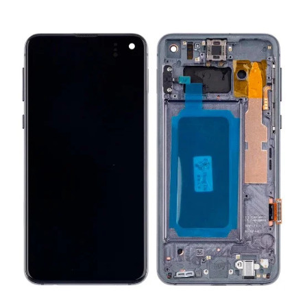 FRONTAL TELA DISPLAY SAMSUNG S10 (G973) COM ARO ORIGINAL NACIONAL