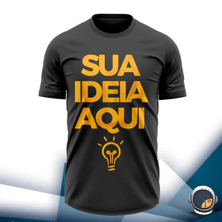 Camisetas Personalizadas Estampa Frontal Unissex Babylook Infantil Adulto