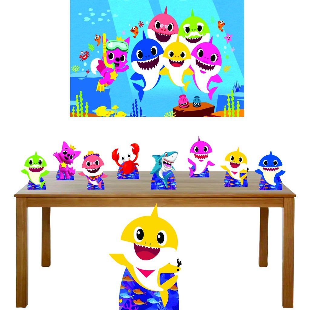 BEBI CHARK - Kit Display para mesa e chão + Painel | Shopee Brasil