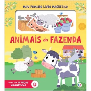 Livro Meu Primeiro Livro Magnetico - Animais Da Fazenda